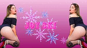 Pumpkin fucking chance for Halloween with pierced tattooed Brazilian babe and swollen pussy lips