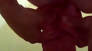 male squirt achieved using two sandals in stretched ass opening