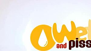 She gets slippery wet playing with toys in close-up solo session