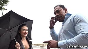 mira cuckold takes black bull dick! hubby cleans creampie mess!