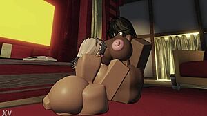 huge black cock splits open pussy in apartment setting