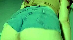 Big Ass Latina SHAKES In Tight SHORTS!