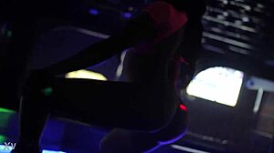 hey, watch this girl twerk her ass wildly in the club tonight