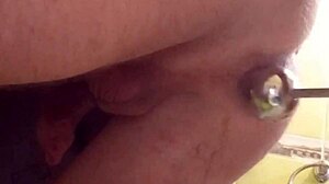 Self-Fisting Leads to My Anus Spitting Natural Lube in Intense Male Squirting Orgasm