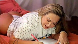 surprise christmas gift turns into intense anal pounding with alessandra maia and joseph britadeira 🔥🍑