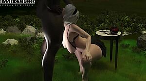 2b vadia mamando um negão com big tits e big ass no pau enorme 😏🍆