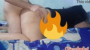 madrastra culona follada al estilo perrito mientras se masturba en homemade video