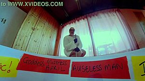 oh god, i feel so horny with my huge holes ready for double fisting as dominatrix mistress april takes control in this bisexual latex scene