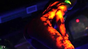 hey, watch this girl twerk her ass wildly in the club tonight