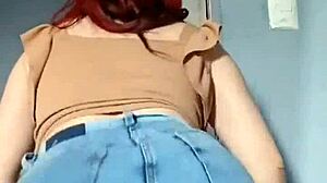 Big Ass Latina SHAKES In Tight SHORTS!