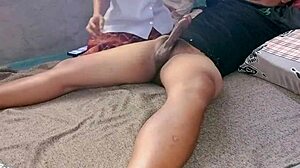 Quick Cum Inside And Outside Juicy Pussy With Delivery Driver In Dorm