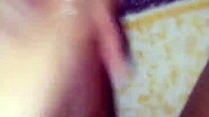 Two toys together inserted and pumping out cum in asian masturbation session