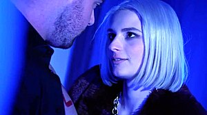 Tight greek blonde babe Christy White gets stretched with loving creampie passion from James Duval