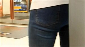 Teen Ass Captured In Tight Jeans On Hidden Cam