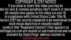 Horny Kate Kennedy Licks Busty Kayla Paige In Lingerie