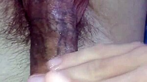 He dives into very drooling head with hot convulsive masturbation using his big monster cock solo.