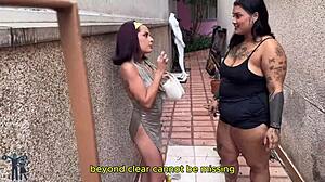 Slutty Girl Picks Up Hottie With Big Breasts In Street For Party Fuck And Creampie In Brazilian Homemade Outdoor Pickup