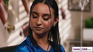 Bets a bet so you three start licking my pussy in interracial group