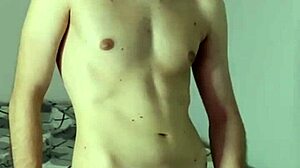 Amateur Webcam Masturbation Session In Bedroom With Huge Orgasm And Cum Face Close-Up