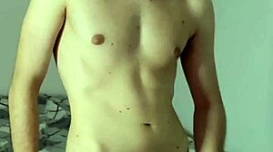 Amateur Webcam Masturbation Session In Bedroom With Huge Orgasm And Cum Face Close-Up