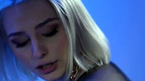 Tight greek blonde babe Christy White gets stretched with loving creampie passion from James Duval