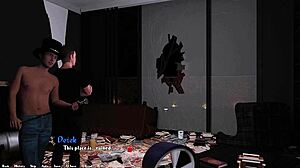 Hey, in Being a Dik episode 47, I sneak out of the preps party with the busty redhead Sage.