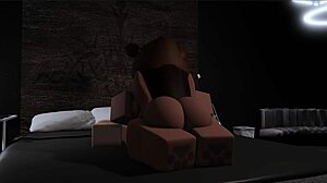 Bear girl dominating her boyfriend's monster cock with femdom moves 😈🍆