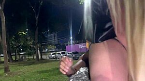 amiga puta me chamou pra transar na rua não ressisti e gozei gostoso na boca da safada em plena luz da lua