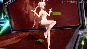 Megurine Luka Alien Project Diva Nude Mod With Full Nude Bunny Costume