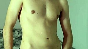 Amateur Webcam Masturbation Session In Bedroom With Huge Orgasm And Cum Face Close-Up