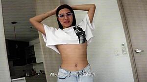 Naughty 18yo Latina stepsisters caught fucking by stepdad get punished