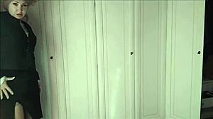 ChantalChannel Does Free Strip Tease With Sexy Ass And Pussy Spreading In See Through Lingerie!