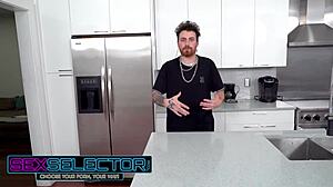 Horny Clara Trinity sneakily sucks and fucks her boyfriend's roommate behind his back in dorm cowgirl and doggystyle