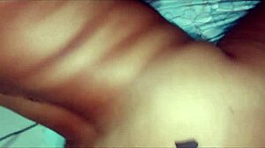 Putita cachonda stays home alone and padrino arrives to fuck her ass