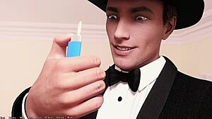 Hey, in Being a Dik episode 47, I sneak out of the preps party with the busty redhead Sage.