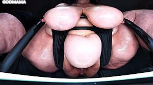 Hey, imagine begging your super sized godmama to soak you with her huge wet pussy squirt