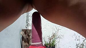 Poniendo Prueba Mi Culo Con Mi Dildo XXL Es Enorme Me Duele