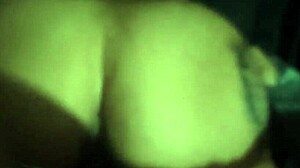 Brunette dominates with huge rich ass in sensual submission