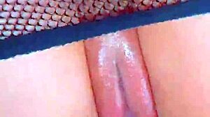 puffy pink pussys fishnets bbc hardcore