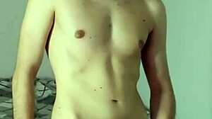 Amateur Webcam Masturbation Session In Bedroom With Huge Orgasm And Cum Face Close-Up