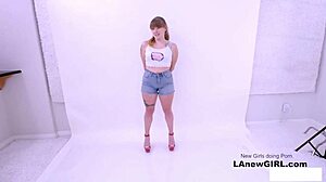 Straight Girl Seduced by Lesbian Stylist at Photoshoot