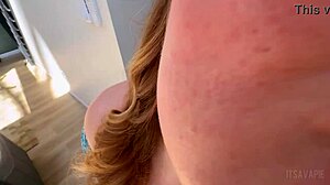 Mamas Boy Cream Pie Homecoming With Chubby BBW MILF In Glasses