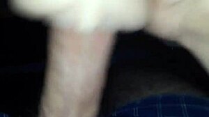 Oh man, check out this guy stroking his long monster cock with toys for intense pleasure!