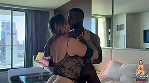 Ace Hardz Slams Milf Pussy Sucks Toes and Makes Jasmine Flowers Scream in Interracial Fuck