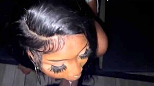 I give wet blowjob swallowing lots of cum in my mouth