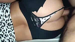 I was home alone with my girlfriend's friend and this happened, hope she doesn't get pregnant from our wet pussy riding session