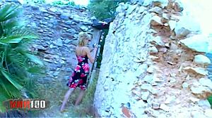 Skinny French Blonde Starla-Candy Gets Fucked In Nature POV
