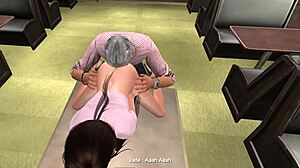 Young Girl Experiences Old Grandfather's Touch in Second Life Episode 8 at Karaoke