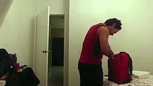 Hot Brazilian couple enjoys time together