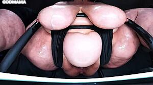 Hey, imagine begging your super sized godmama to soak you with her huge wet pussy squirt